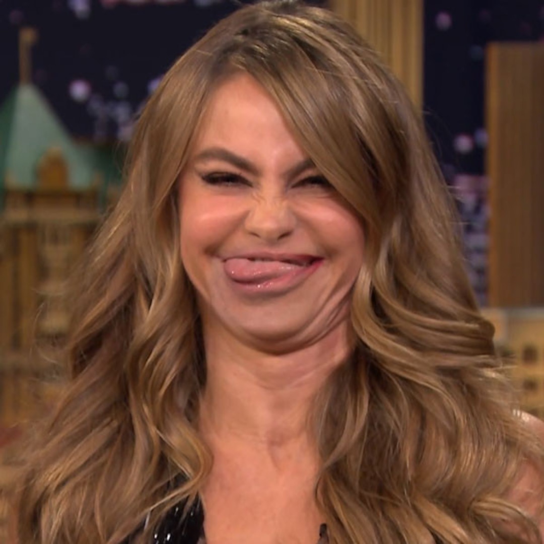 sofia vergara  jimmy fallon swap lipswatch